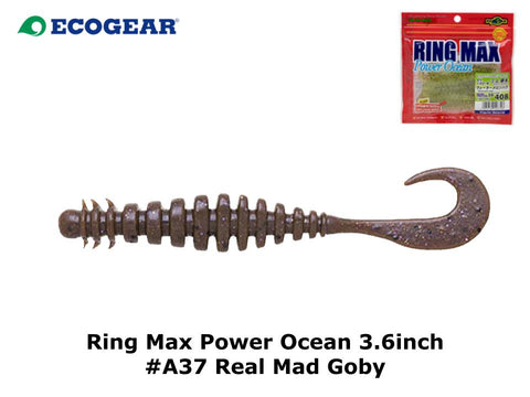Ecogear Ring Max Power Ocean 3.6inch #A37 Real Mad Goby