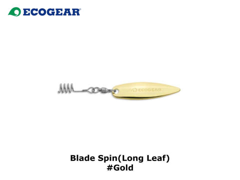 Ecogear Blade Spin Long Leaf #Gold