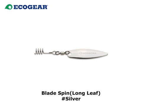 Ecogear Blade Spin Long Leaf #Silver
