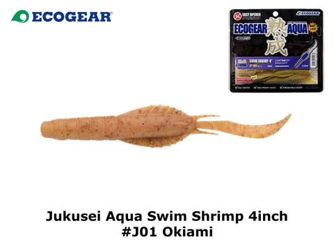Ecogear Jukusei Aqua Swim Shrimp 4inch  #J01 Okiami