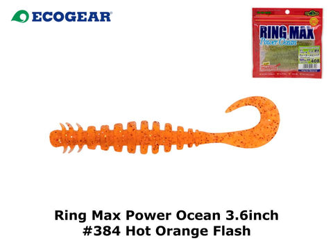 Ecogear Ring Max Power Ocean 3.6inch #384 Hot Orange Flash