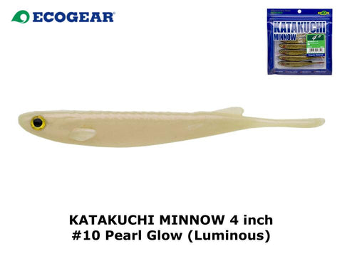 Ecogear Katakuchi Minnow 4inch #10 Pearl Glow (Luminous)