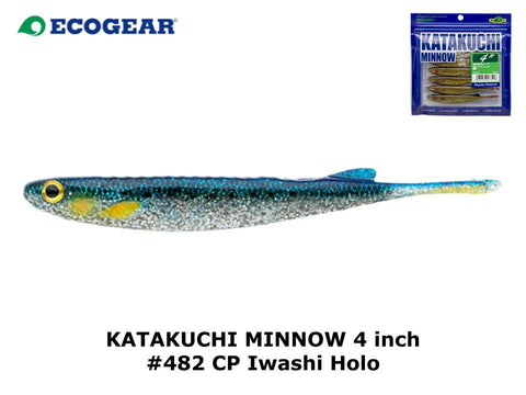 Ecogear Katakuchi Minnow 4inch #482 CP Iwashi Holo