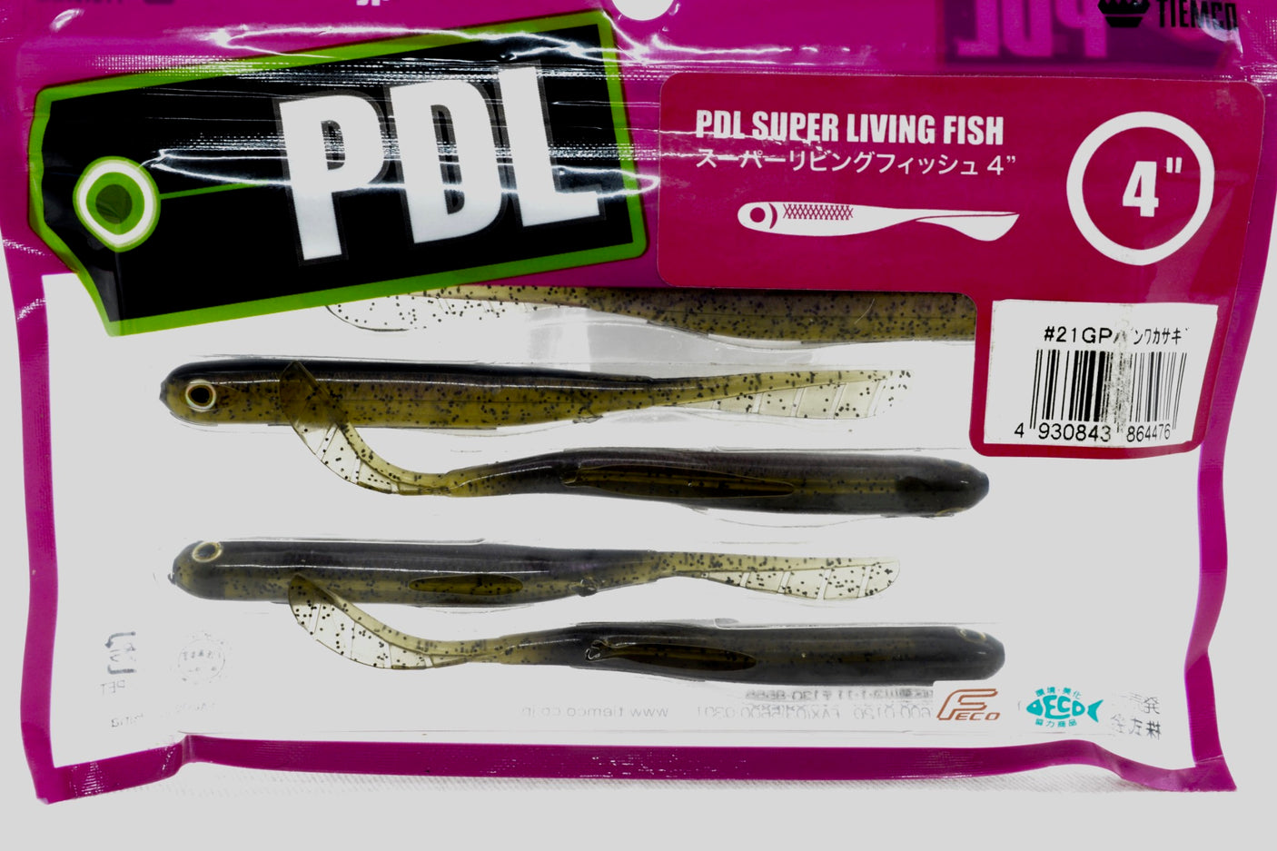 Tiemco PDL Super Living Fish 4inch #21 GP Pan Wakasagi