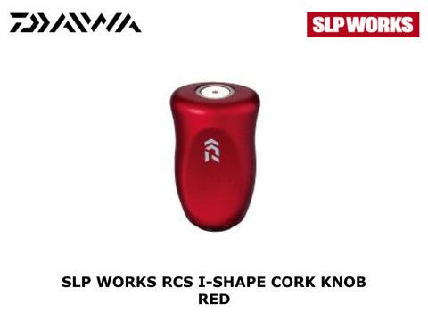 DAIWA HANDLE KNOB SLPW for Spinning Reel RCS I Shape Cork Knob Red
