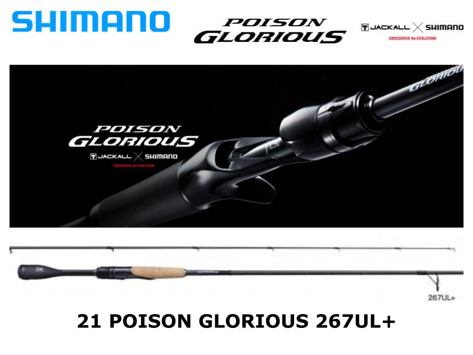 Pre-Order Shimano 21 Poison Glorious 267UL+ Torzite