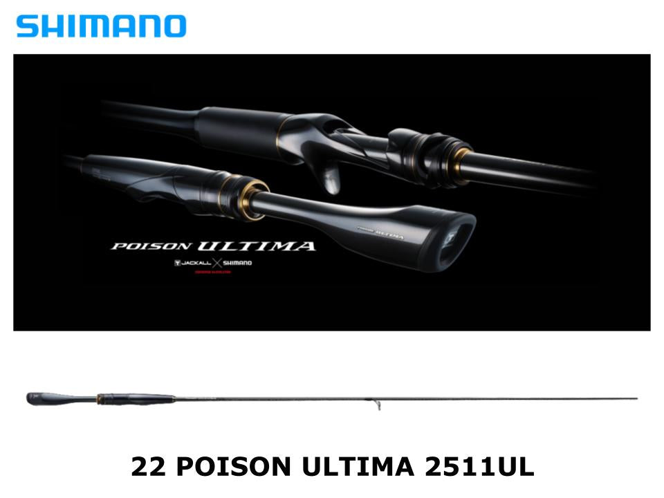 Pre-Order Shimano 23 Poison Ultima Spinning 2511UL SiC