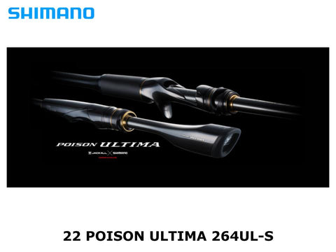 Shimano 22 Poison Ultima Spinning 264UL-S SiC