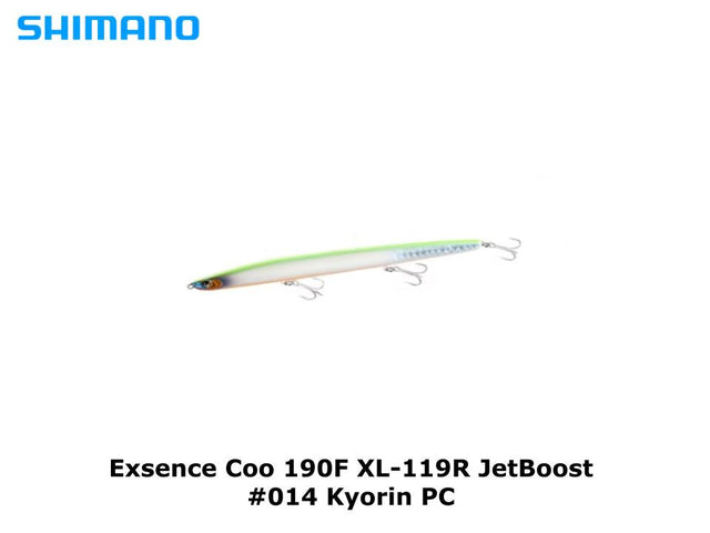 Shimano Exsence Coo 190F XL-119R JetBoost #014 Kyorin PC