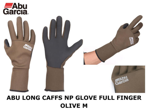 Abu Garcia Abu Long Cuffs NP Glove Full Finger Olive M