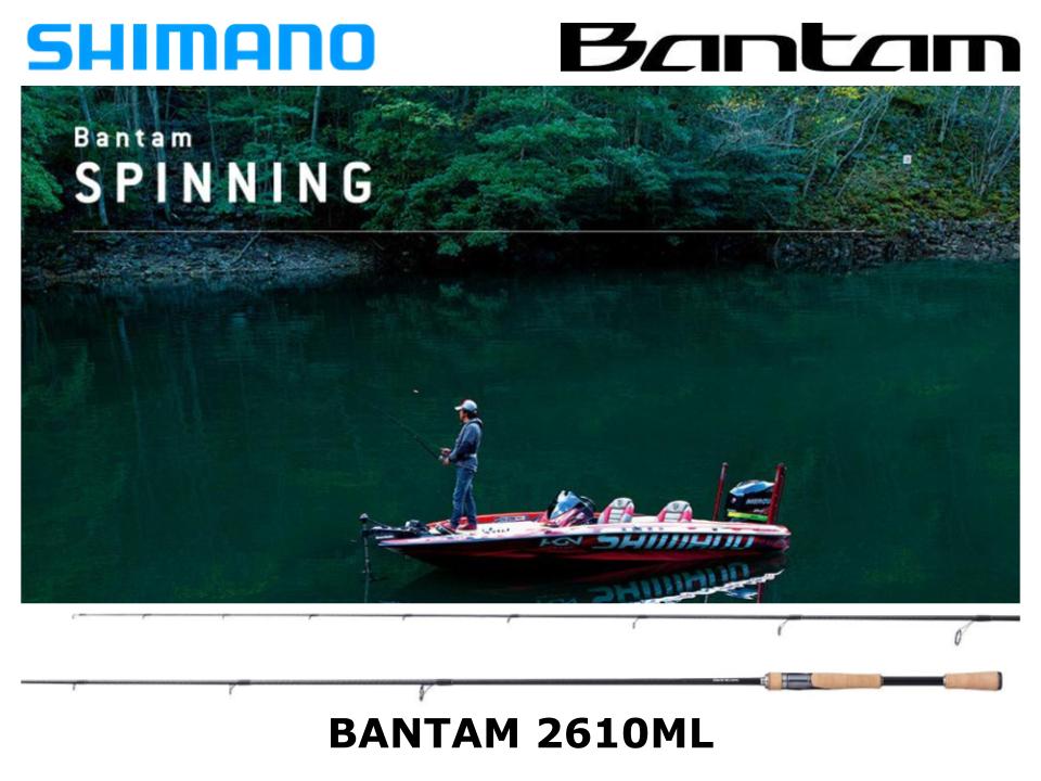 rod for shimano bantam 50 Shimano Bantam Spinning 2610ML – JDM TACKLE HEAVEN