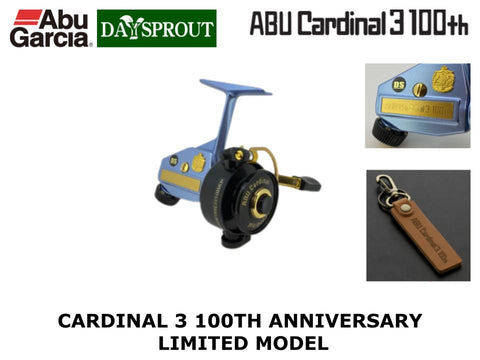 Abu Garcia Daysprout Cardinal 3 Left 100th Anniversary Limited Model Blue Gray