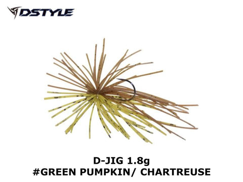 Dstyle D-Jig 1.8g #Green Pumpkin/Chartreuse