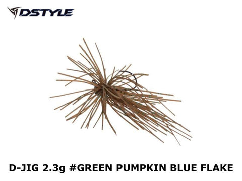 Dstyle D-Jig 2.3g #Green Pumpkin Blue Flake