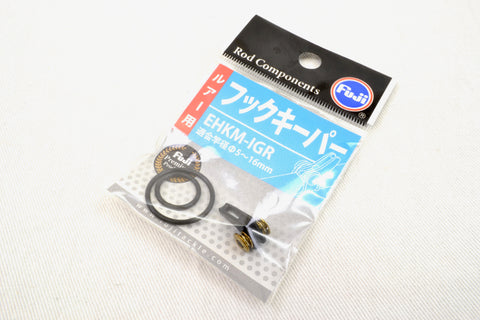 Lure Hook Keeper EHKM-IGR Black Body Gold Pulley for 5-16mm blanks