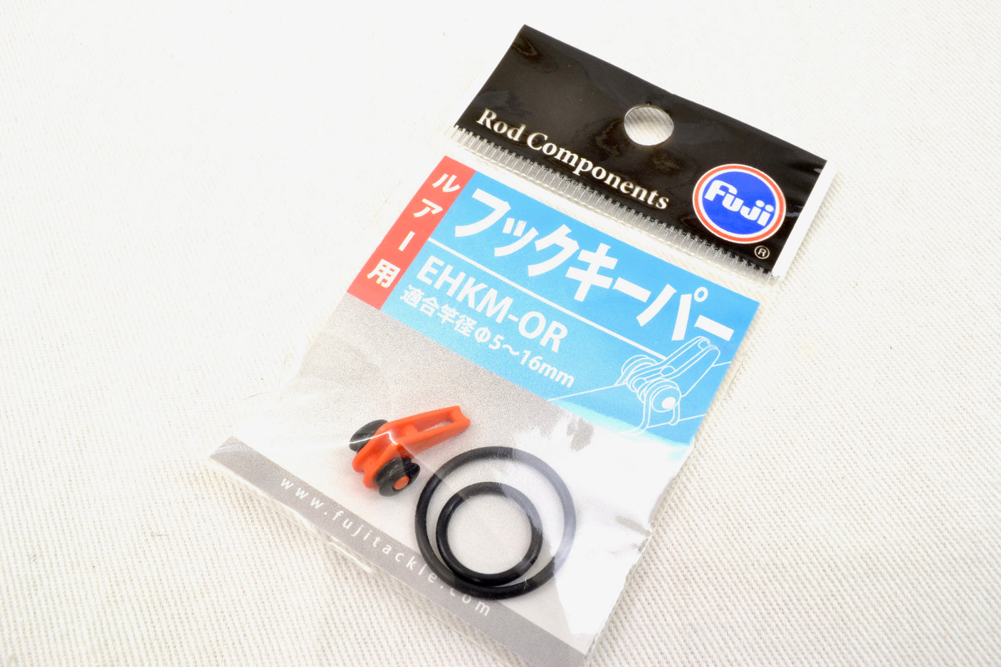 Fuji Lure Hook Keeper #EHKM-OR Orange 5-16mm blanks