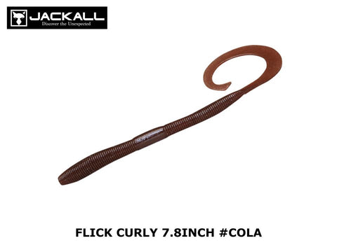 Jackall Flick Curly 7.8 inch #Cola
