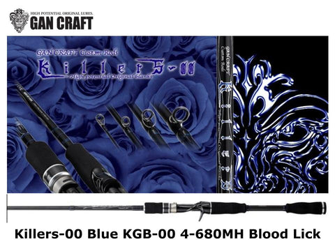 Gan Craft Killers-00 Blue Baitcasting KGB-00 4-680MH Blood Lick