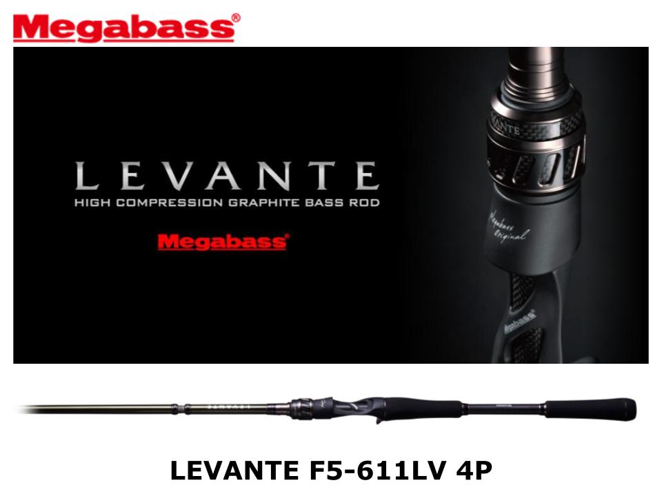 Megabass Levante Braillist F5.5-75LV Casting Rod (7'5", Medium Heavy, Fast Action)