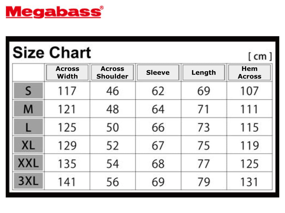 Megabass Blizzard Jacket #Black Size XXL – JDM TACKLE HEAVEN