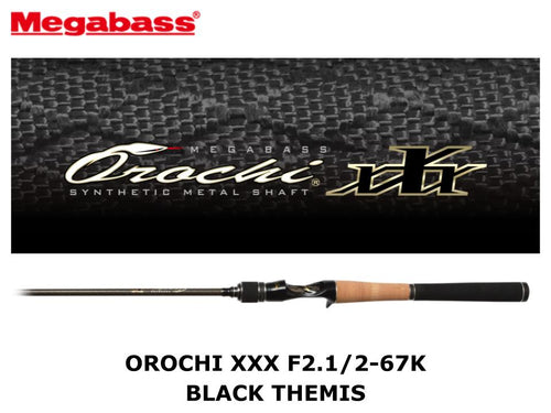 Megabass Orochi XXX Baitcasting F2.1/2-67K Black Themis