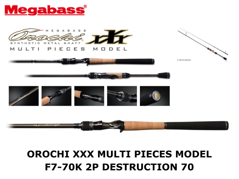 Megabass Orochi XXX Multi Pieces Model Casting F7-70K 2P 