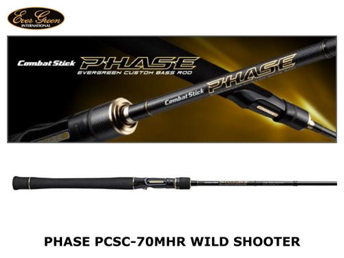 Pre-Order Evergreen Phase Baitcasting PCSC-70MHR Wild Shooter