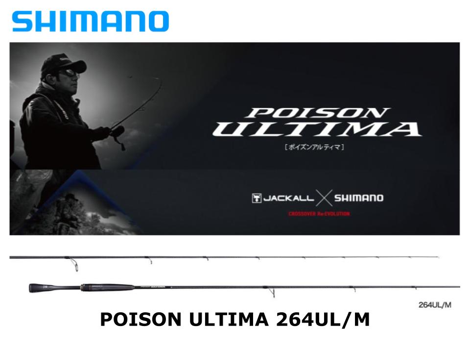 Pre-Order Shimano 23 Poison Ultima Spinning 264UL/M SiC