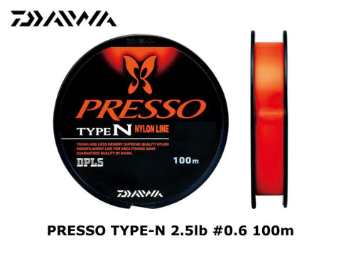 Daiwa Presso Type-N 100m #0.6 2.5lb Fine Orage