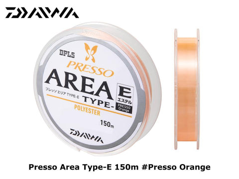 Daiwa Presso Area Type-E 2.5lb #0.5 150m #Presso Orange