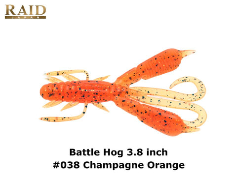 Raid Japan Battle Hog 3.8 inch #038 Champagne Orange