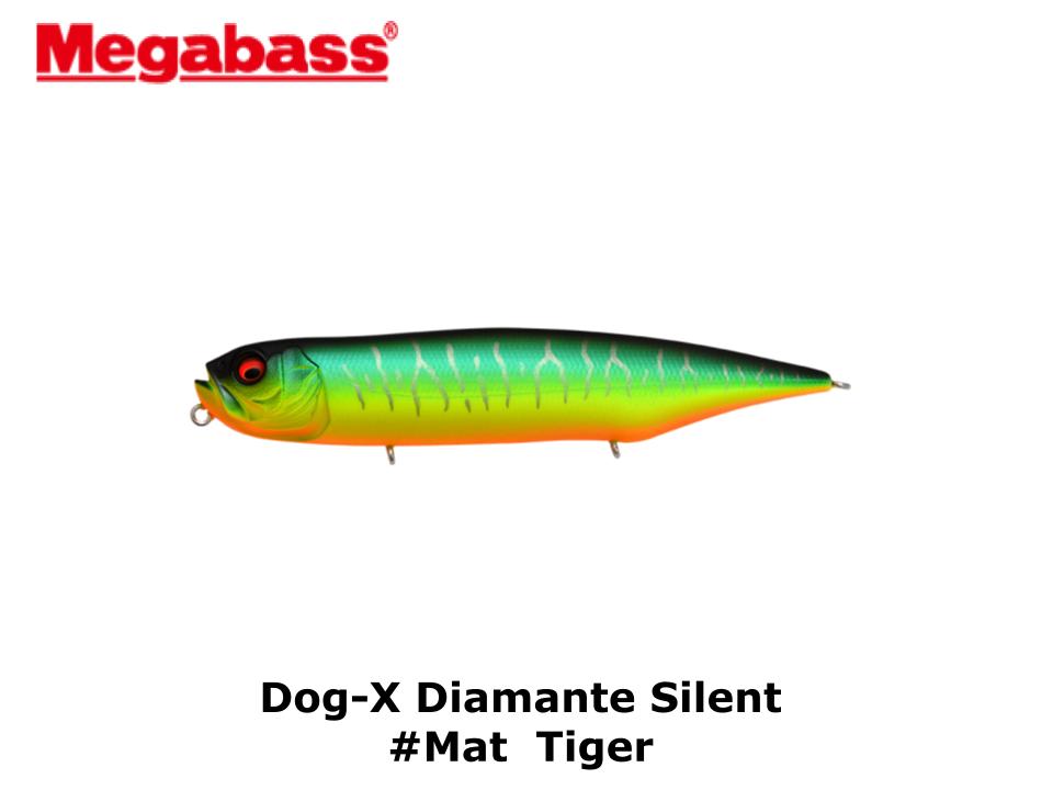 Megabass Dog-X Diamante Silent #Mat  Tiger