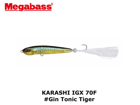 Megabass KARASHI IGX 70F #Gin Tonic Tiger