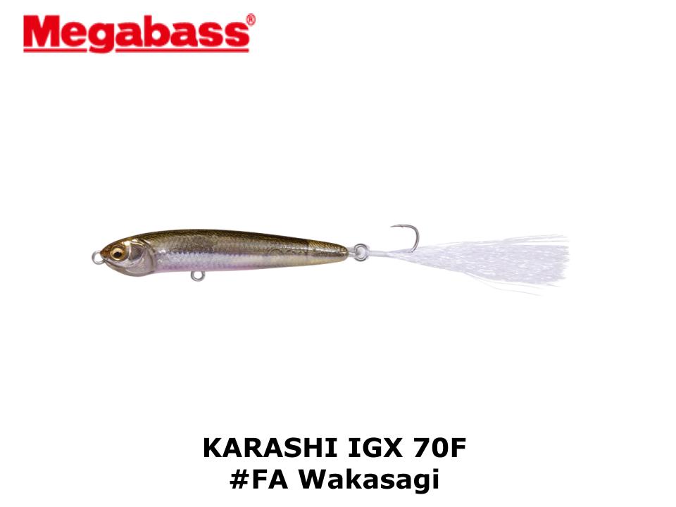 Megabass KARASHI IGX 70F #FA Wakasagi