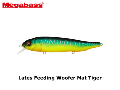 Megabass Lates Feeding Woofer Mat Tiger