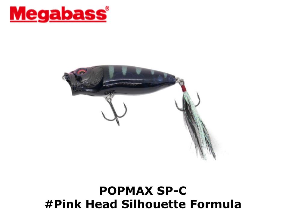 Megabass POPMAX SP-C #Pink Head Silhouette Formula