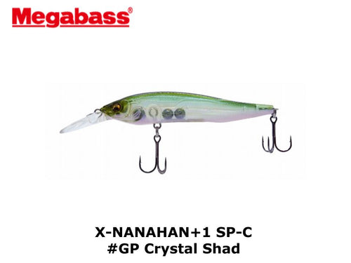 Megabass X-NANAHAN+1 SP-C #GP Crystal Shad