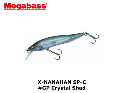 Megabass X-NANAHAN SP-C #GP Crystal Shad