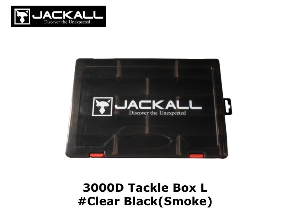 Jackall 3000D Tackle Box L #Clear Black(Smoke) – JDM TACKLE HEAVEN