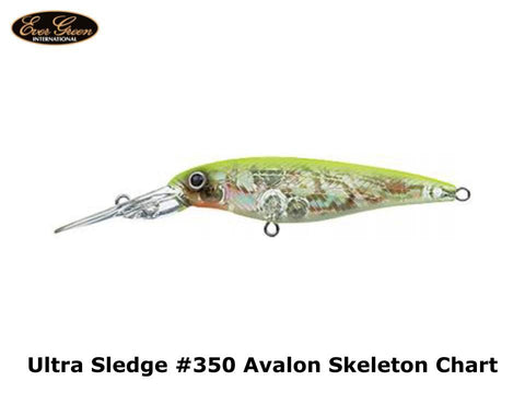 Evergreen Ultra Sledge #350 Avalon Skeleton Chart
