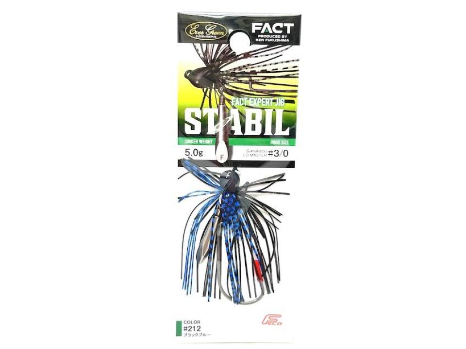 Evergreen FACT Expert Jig Stabil 2.0g + 5.0g #212 Black Blue