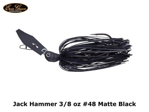 Evergreen Jack Hammer 3/8oz #48 Matte Black