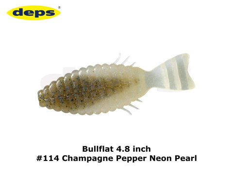 deps Bullflat 4.8 inch #114 Champagne Pepper Neon Pearl – JDM TACKLE HEAVEN