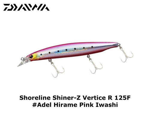 Daiwa Shoreline Shiner-Z Vertice R 125F #Adel Hirame Pink Iwashi