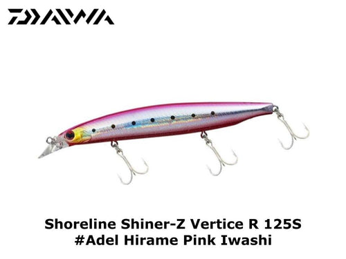 Daiwa Shoreline Shiner-Z Vertice R 125S #Adel Hirame Pink Iwashi