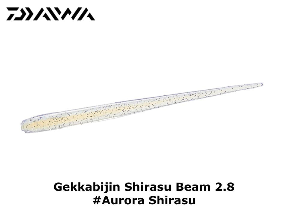 DAIWA Worm Breaking Beam 1.3 Aurora Shirasu - Slow Fall Fishing Lure For Plankton Pattern