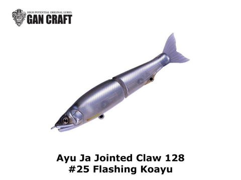 Gan Craft Ayu Ja Jointed Claw 128 #25 Flashing Koayu