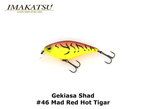 Imakatsu Gekiasa Shad #46 Mad Red Hot Tigar
