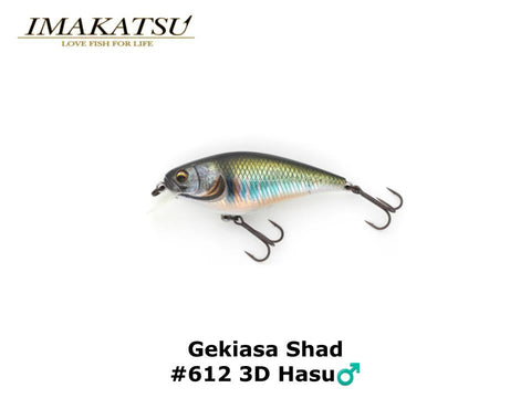 Imakatsu Gekiasa Shad #612 3D Hasu♂