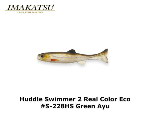 Imakatsu Huddle Swimmer 2 Real Color Eco #S-228HS Green Ayu